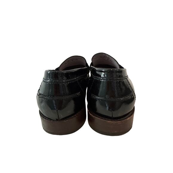 Johnston and Murphy Gwynn Black Patent Penny Loafers, 8 - Picture 5 of 10